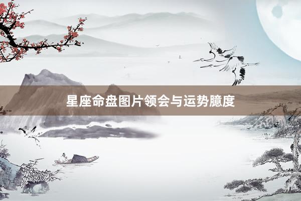 星座命盘图片领会与运势臆度